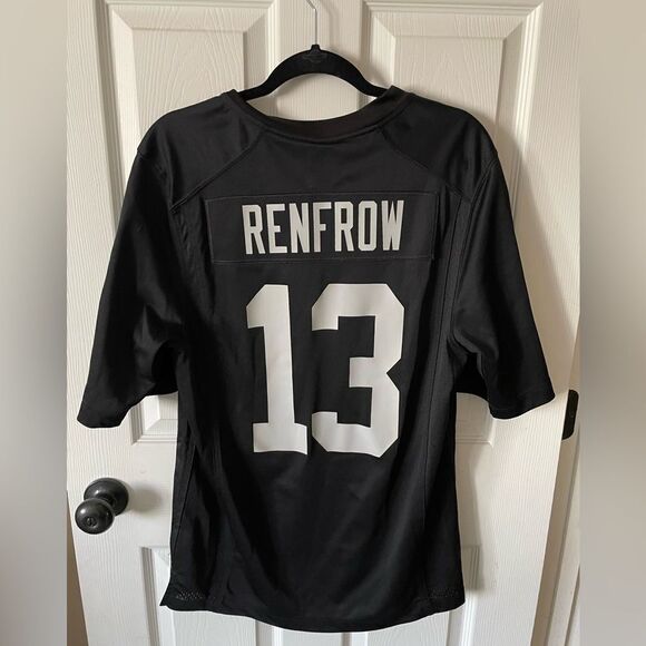 🆕 NIKE NFL Mens Raiders Hunter Renfrow Dri Fit Football Jersey ~Size S - Picture 1 of 5